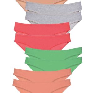 10 adet Süper Eko Set Likralı Kadın Slip Külot Soft Renkler