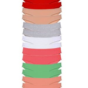 16 adet Süper Eko Set Likralı Kadın Slip Külot 8 Renkli