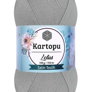 Lotus Bikini Büstiyer Bluz Örgü İpi  K941 Açık Gri