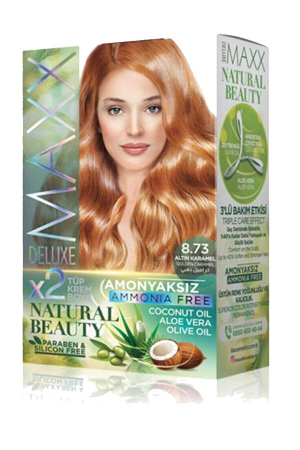 Natural Beauty Amonyaksız Saç Boyası 8.73 Altın Karamel