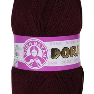 Dora El Örgü İpi Yünü 100 gr 035 Bordo