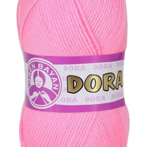 Dora El Örgü İpi Yünü 100 gr 040 Şeker Pembe