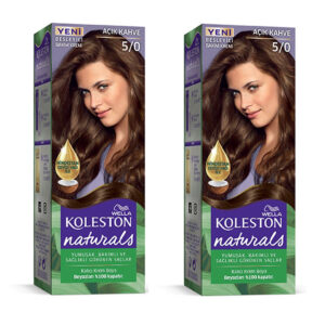 Naturals Saç Boyası Açık Kahve 5/0 2x Paket