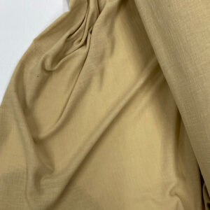 Keten Kumaş - Organik Kumaş - Perde Kumaşı - Ince Keten - Kıyafet Için Kumaş Örtü Koyu Bej 81