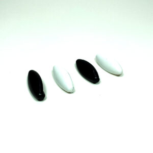 4 Adet Plastik Çengelli Eşarp Ve Şal İğnesi Siyah Beyaz 4 cm