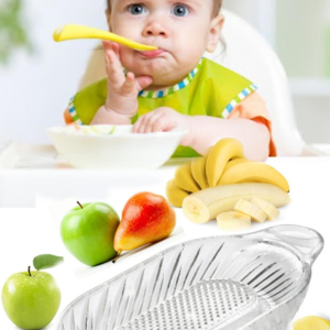 Cam Elma ve Sebze Rendesi Bebekler İçin Yemek Hazırlama
