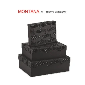 Gıpta Montana 3Lü Tekstil Hediye Kutusu Set 4-Bx12550-2161