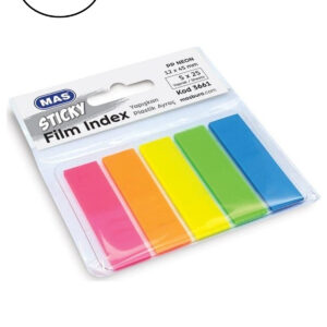 Mas 3661 Sticky Film Index Renki 12x45 Pp Dörtgen Yapışkan Sticker 30 Adet