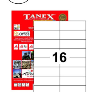 Tanex Tw-2216 Lazer Etiket 105X35 Mm 100 Lü