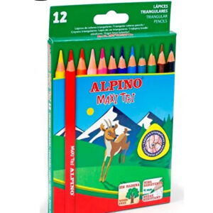 Cem Alpino ALP-AL-2133 Kuru Boya Kalemi 12 Renk 6'lı