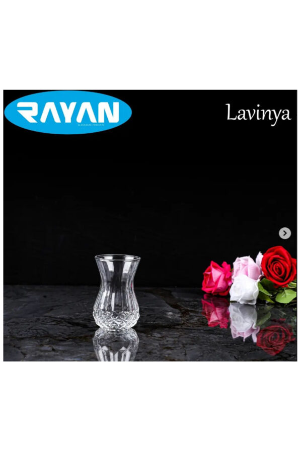 Rayan Lavinya Star 6'lı Çay Bardağı