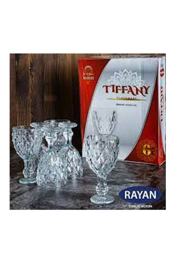 Rayan Tiffany 6'lı Lüx Ayaklı Bardak