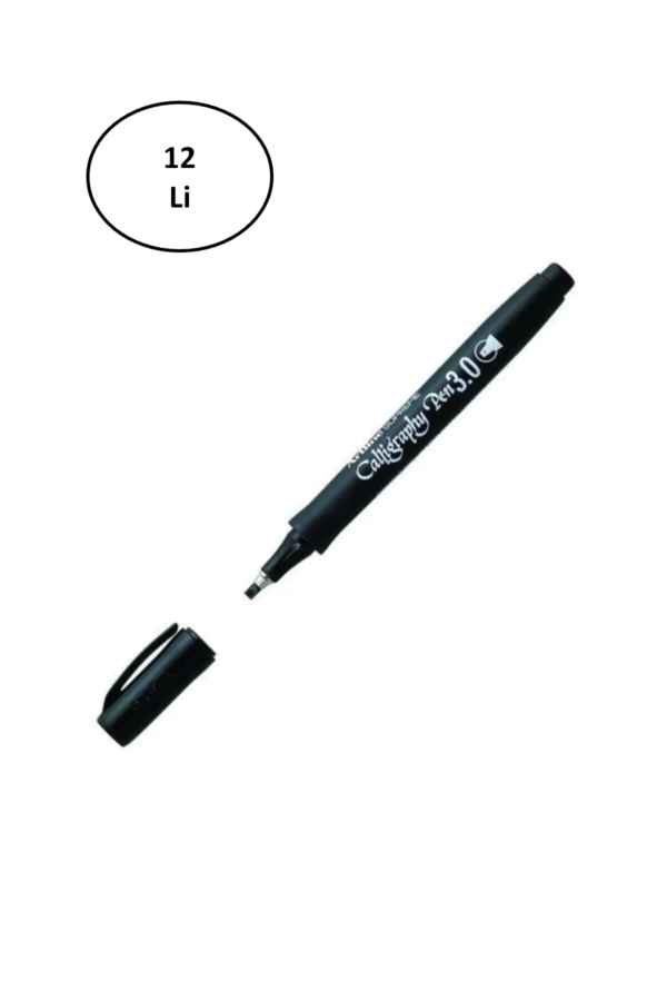 Artline Supreme Calligraphy Pen 3.0 Black 12'li