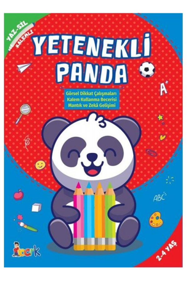 Yaz-Sil Kitapları Yetenekli Panda