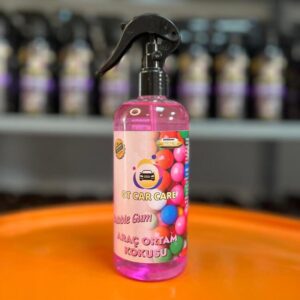 GT CAR CARE Araç ve Ortam Kokusu 400 ml (Bubble Gum) – Araç ve ortamda kötü kokuları gideren ferahlatıcı sprey